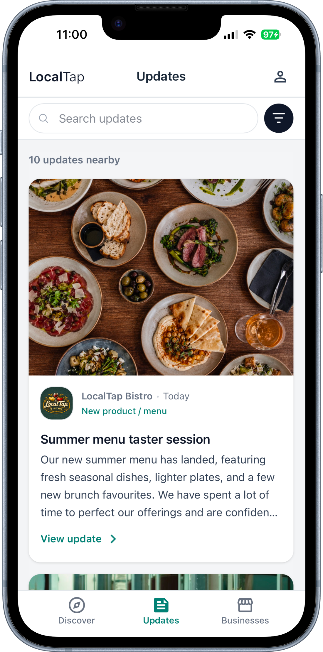 LocalTap app preview